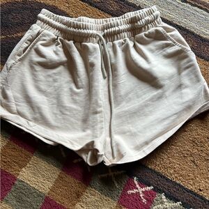 Women's Cream Shorts